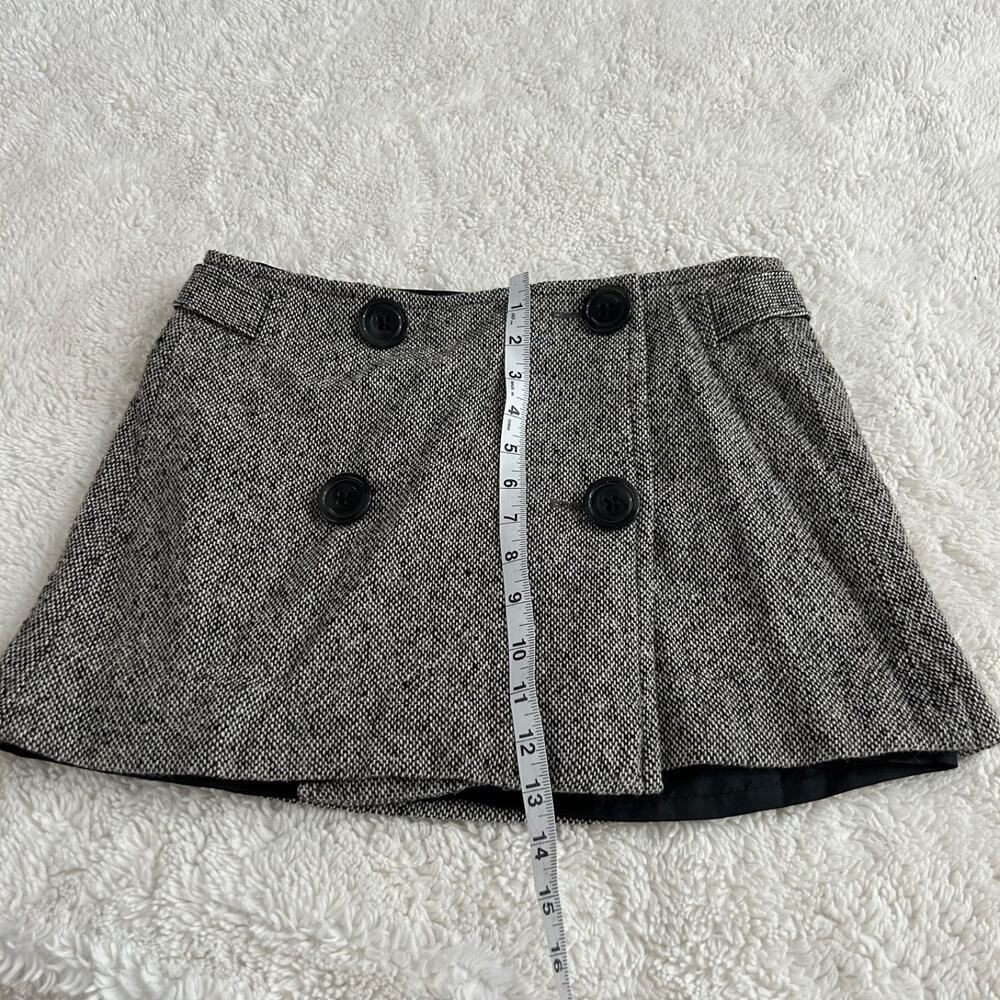 Gap Womens Twill Set Black and White Wool Blend Sz 6 Skirt Sz L Jacket Old Money - Picture 7 of 10